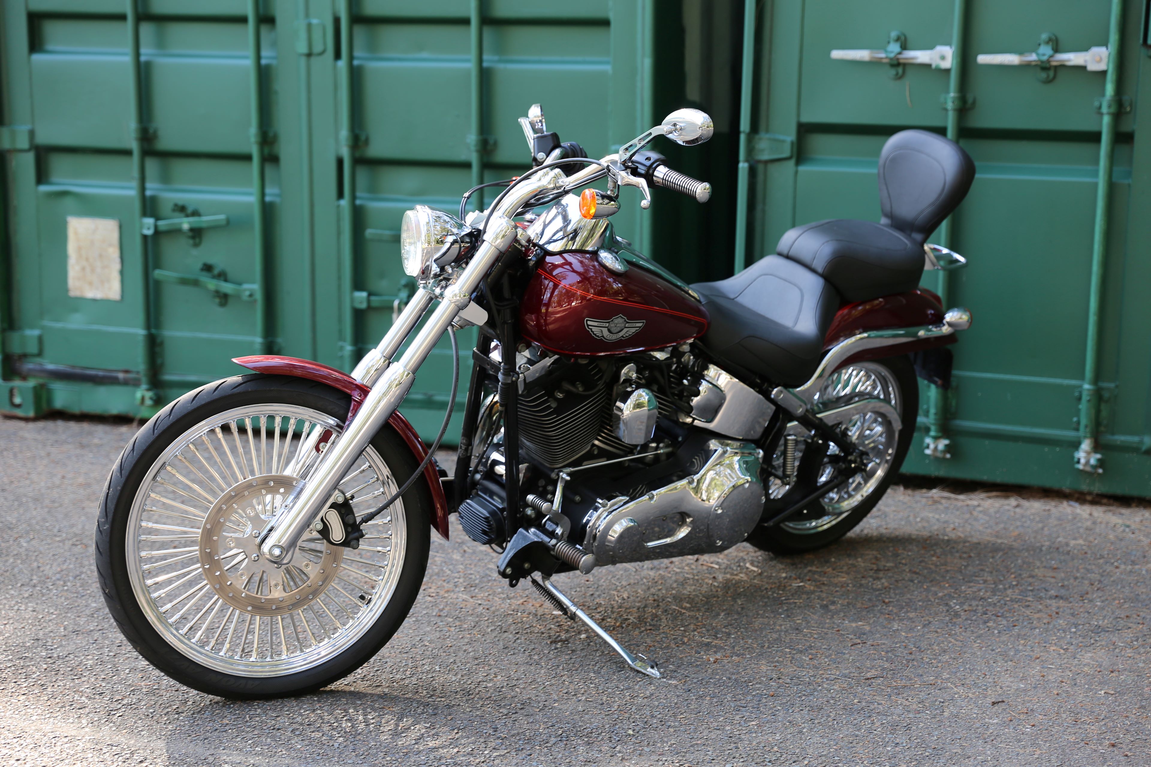 2003 HARLEY-DAVIDSON FXSTD SOFTAIL DEUCE 100TH ANNIVERSARY CRUISER