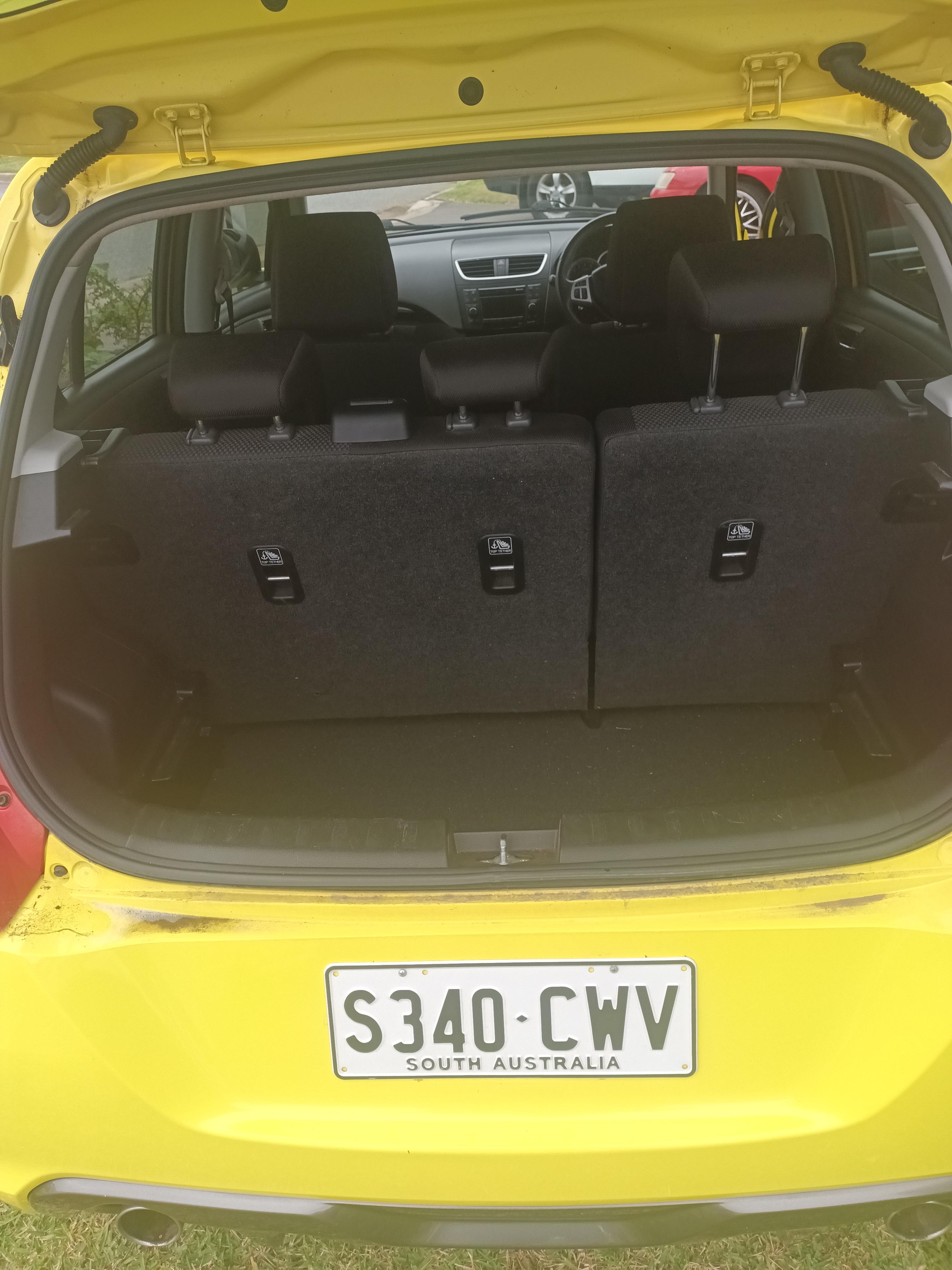 2012 SUZUKI SWIFT FZ SPORT CVT AUTO 7 SP SEQUENTIAL 5D HATCHBACK