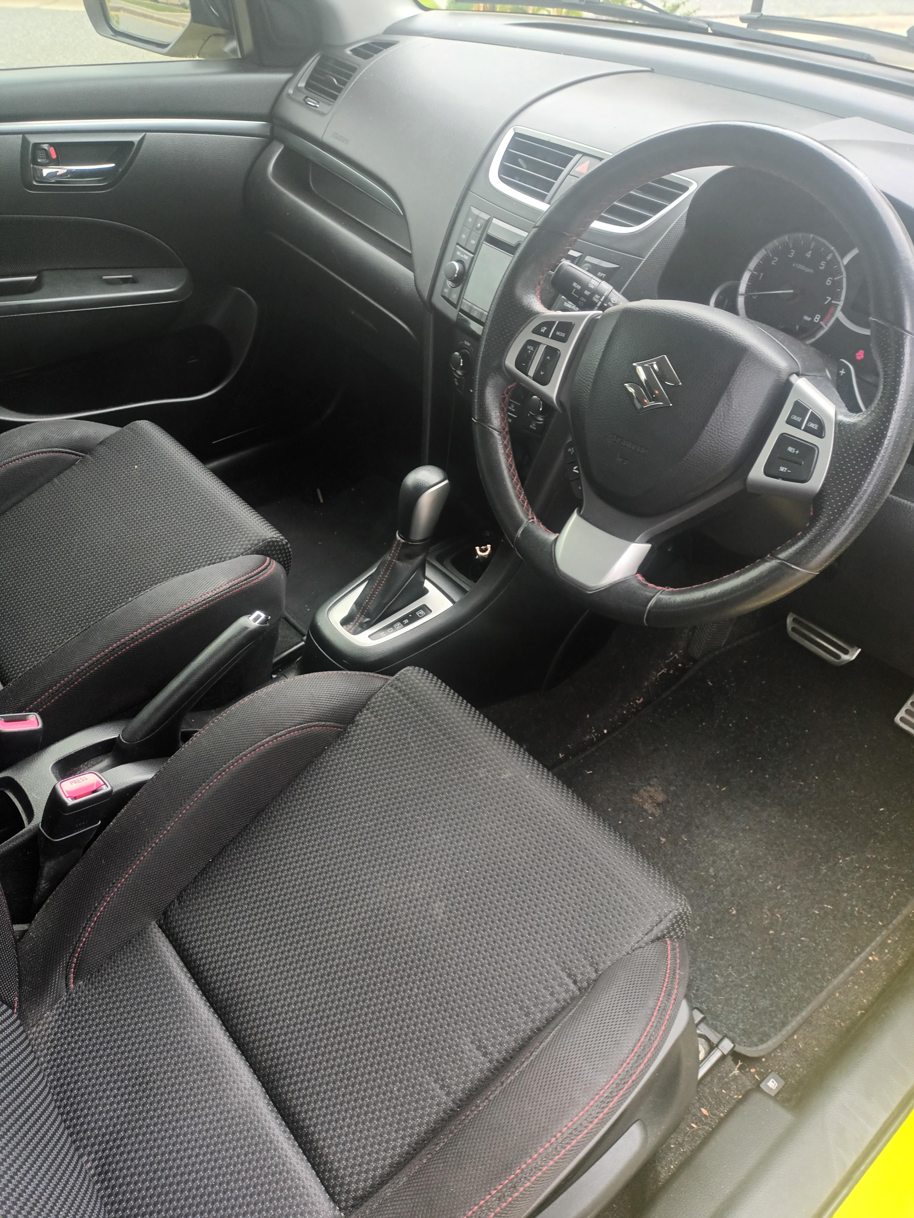 2012 SUZUKI SWIFT FZ SPORT CVT AUTO 7 SP SEQUENTIAL 5D HATCHBACK