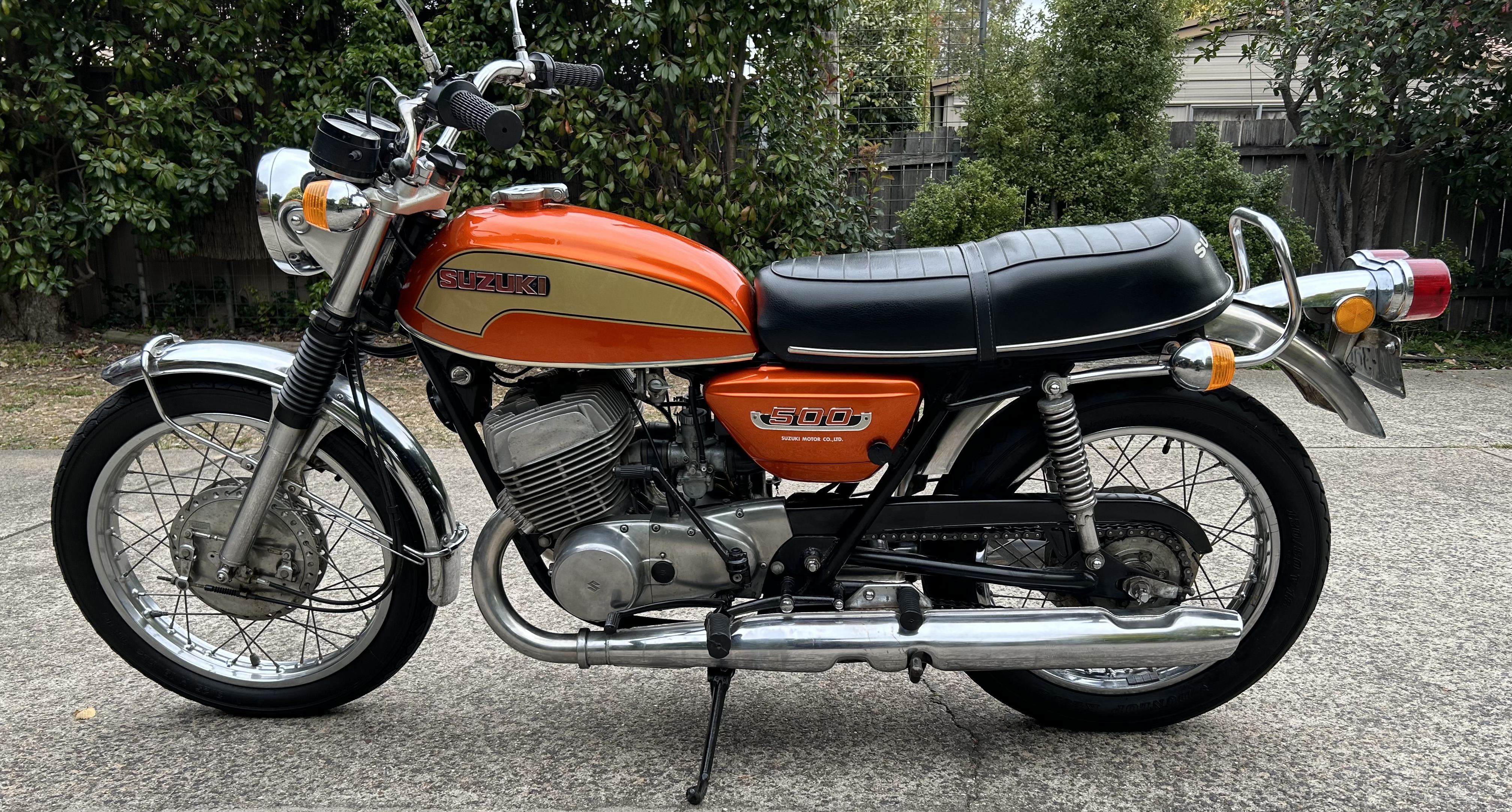 1974 SUZUKI T500L ROAD
