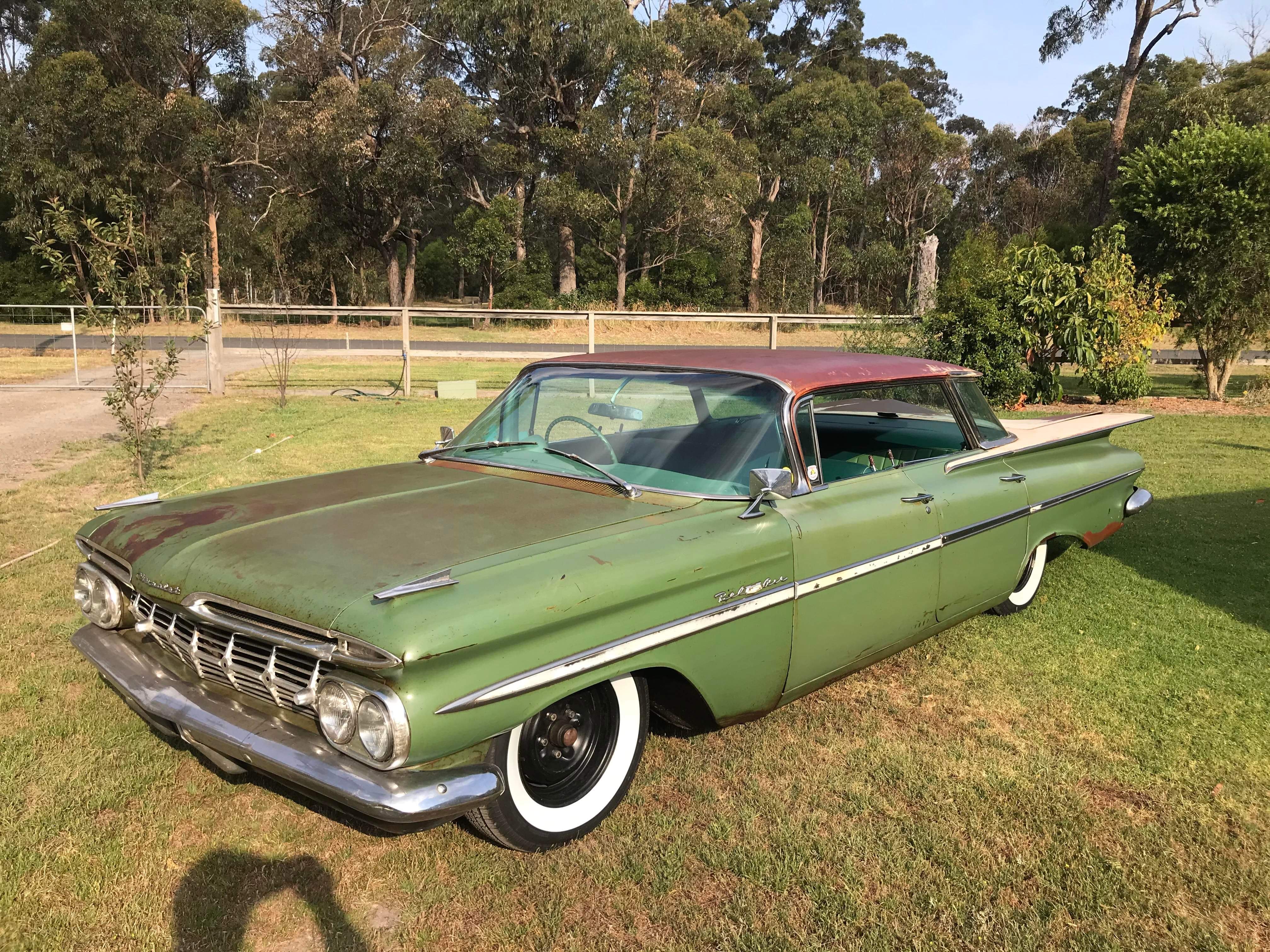 1959 CHEVROLET BEL AIR SPORT AUTOMATIC SEDAN