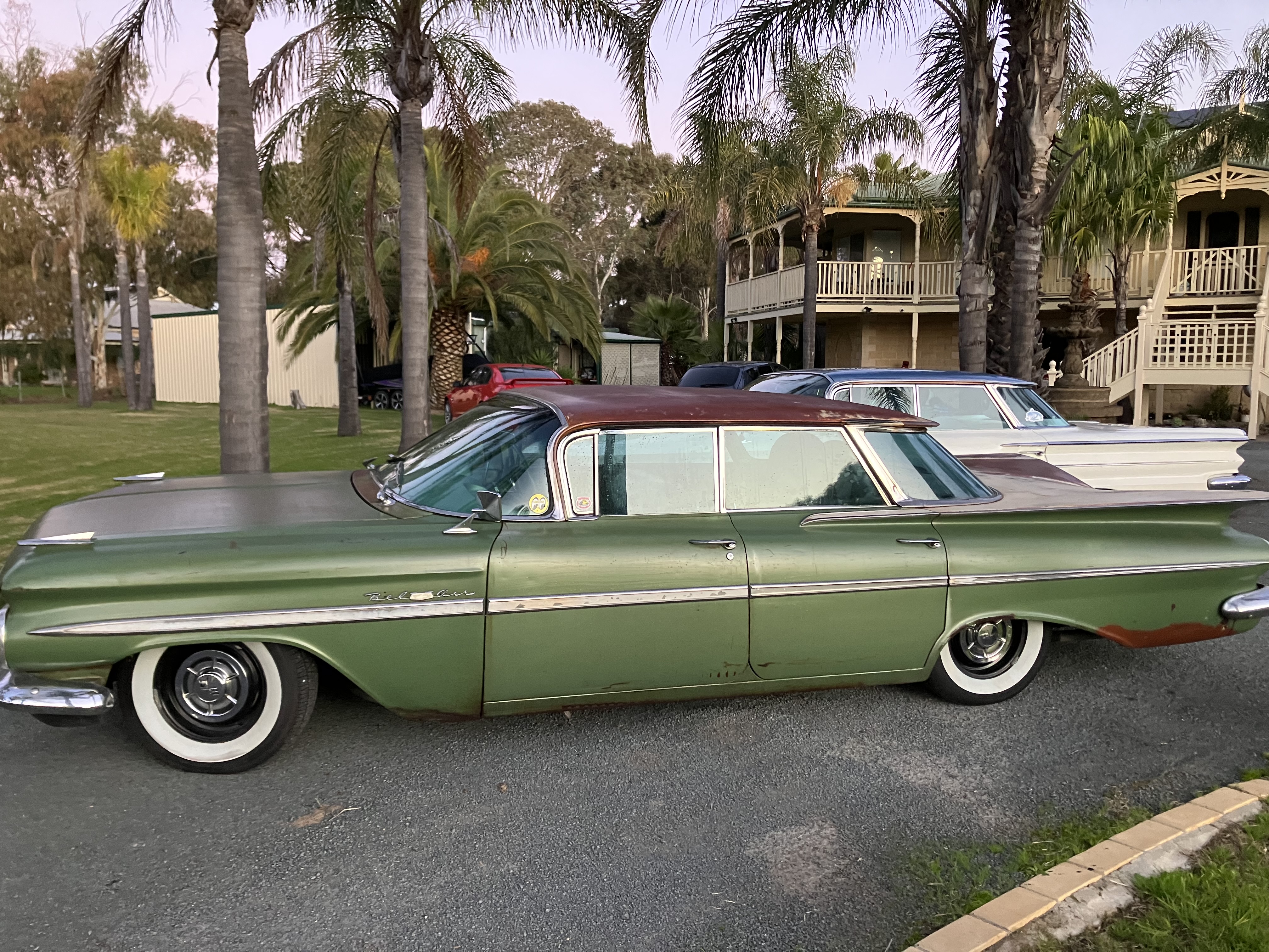 1959 CHEVROLET BEL AIR SPORT AUTOMATIC SEDAN