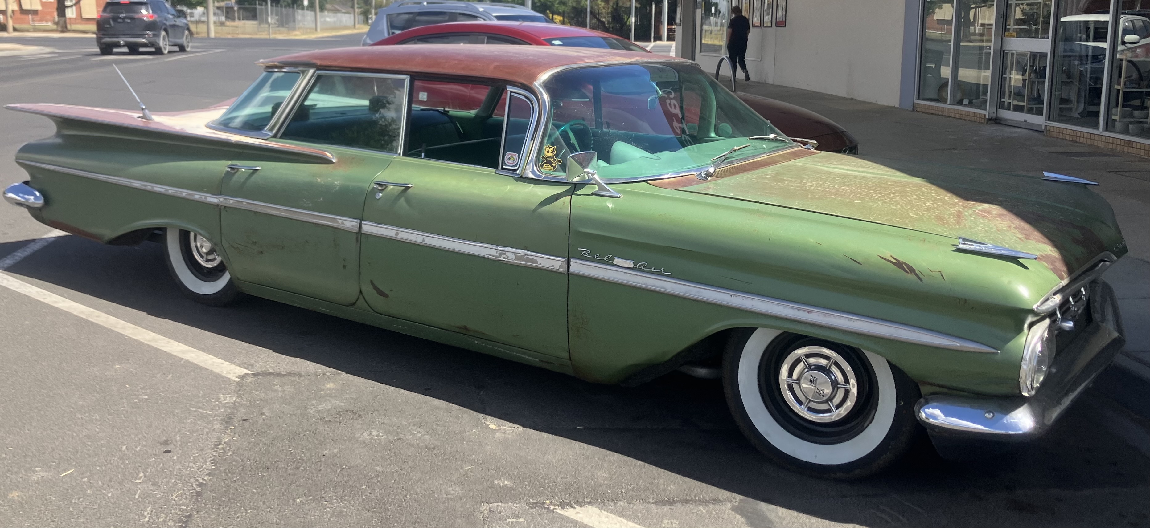 1959 CHEVROLET BEL AIR SPORT AUTOMATIC SEDAN
