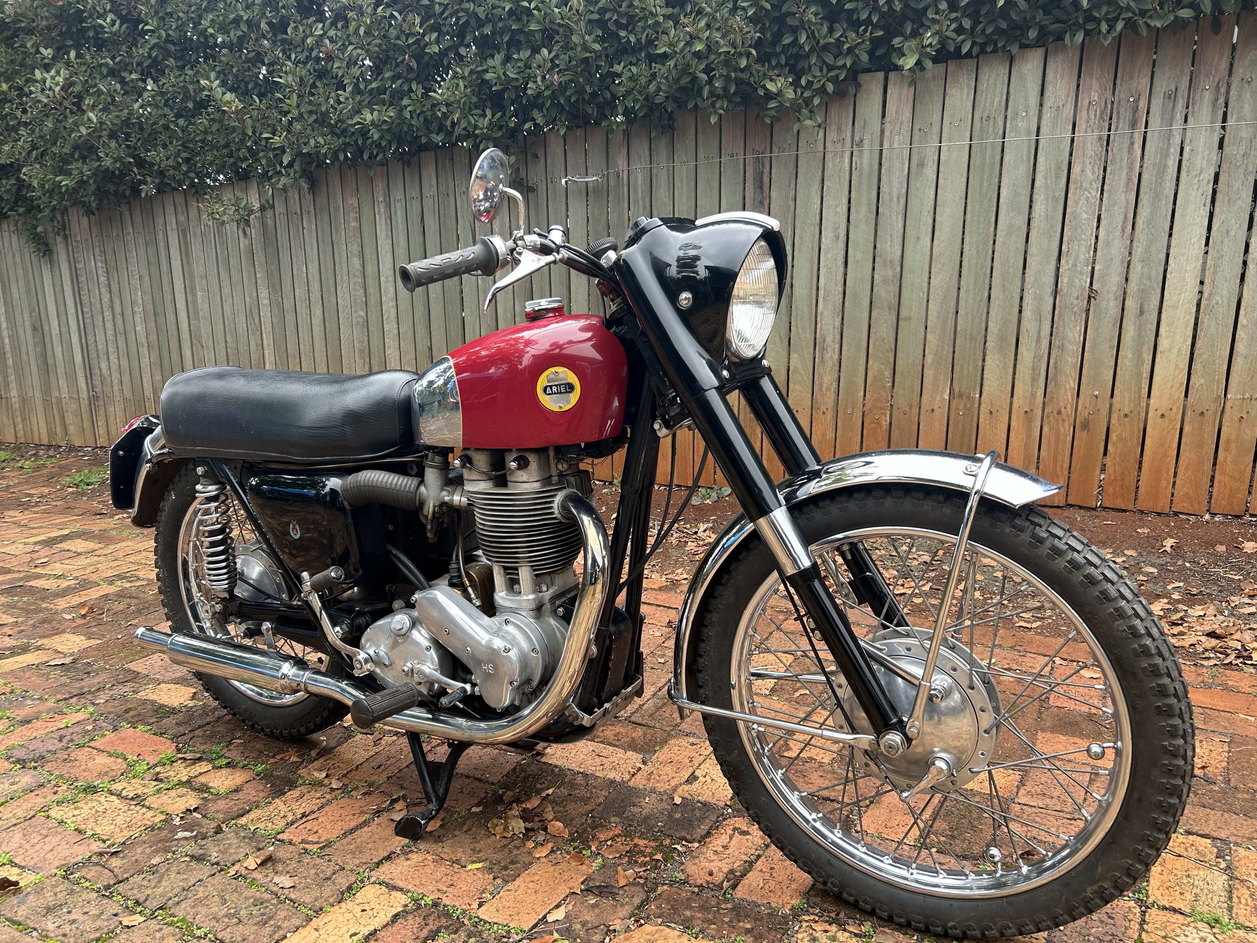 1956 ARIEL HS 500 SCRAMBLER
