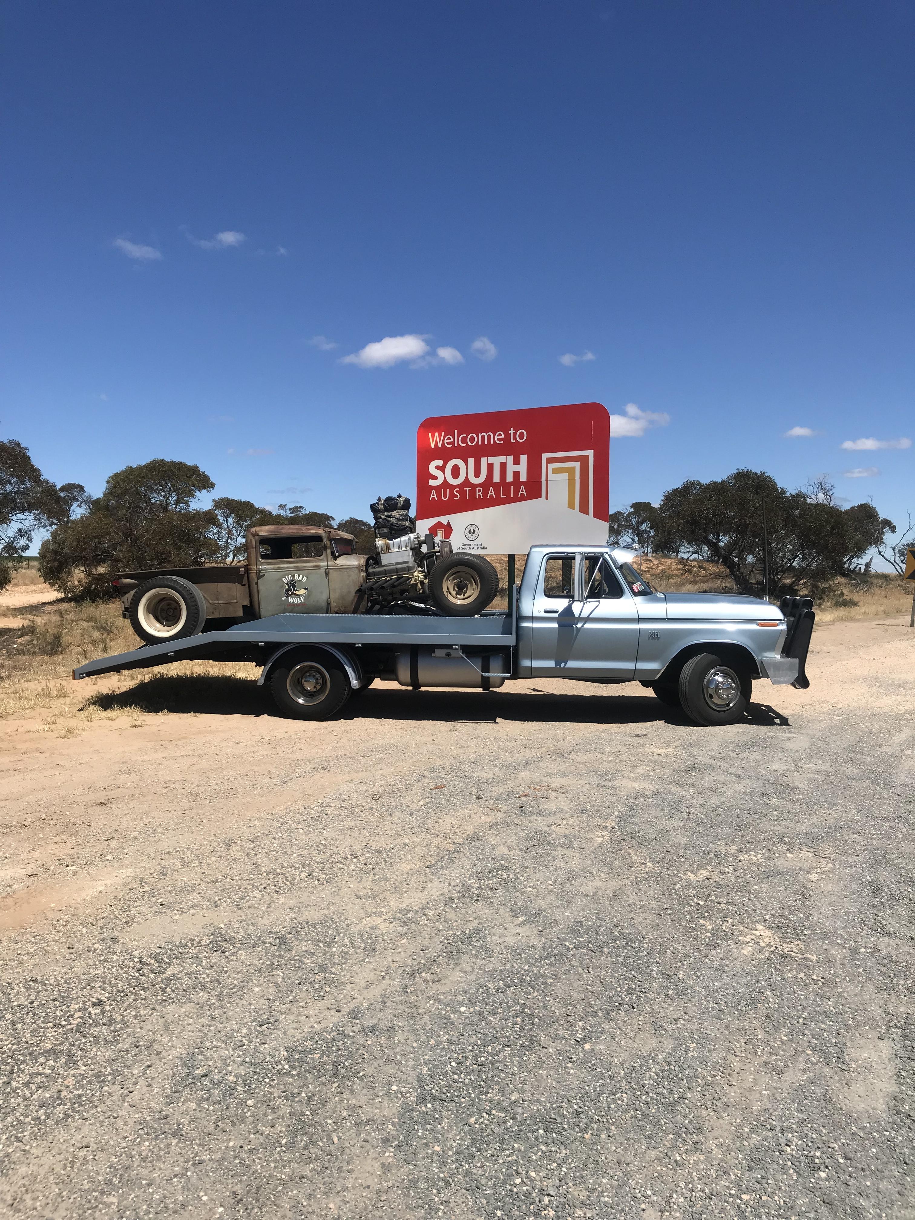 1976 FORD F350 BANANA BACK CAR TRANSPORTER 