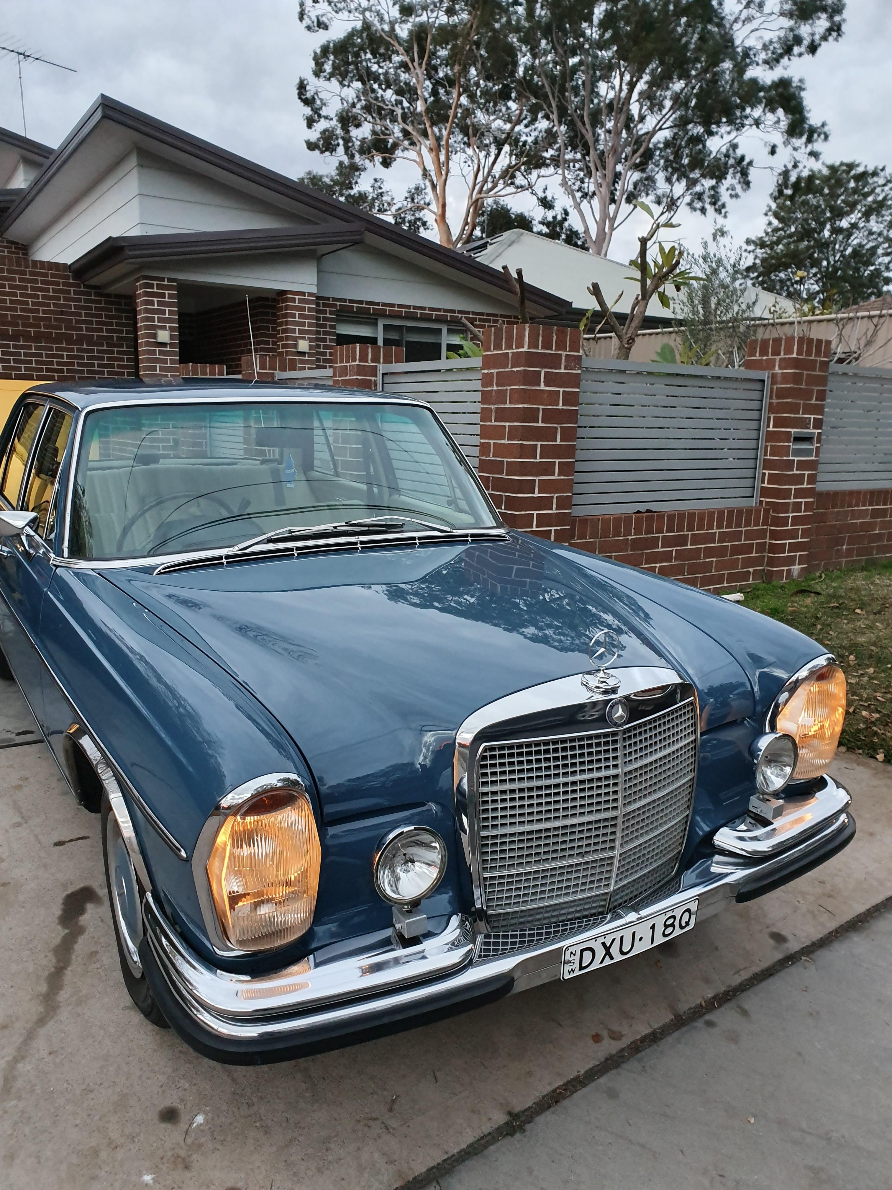 1971 MERCEDES-BENZ 280 S 4 SP MANUAL 4D SEDAN 