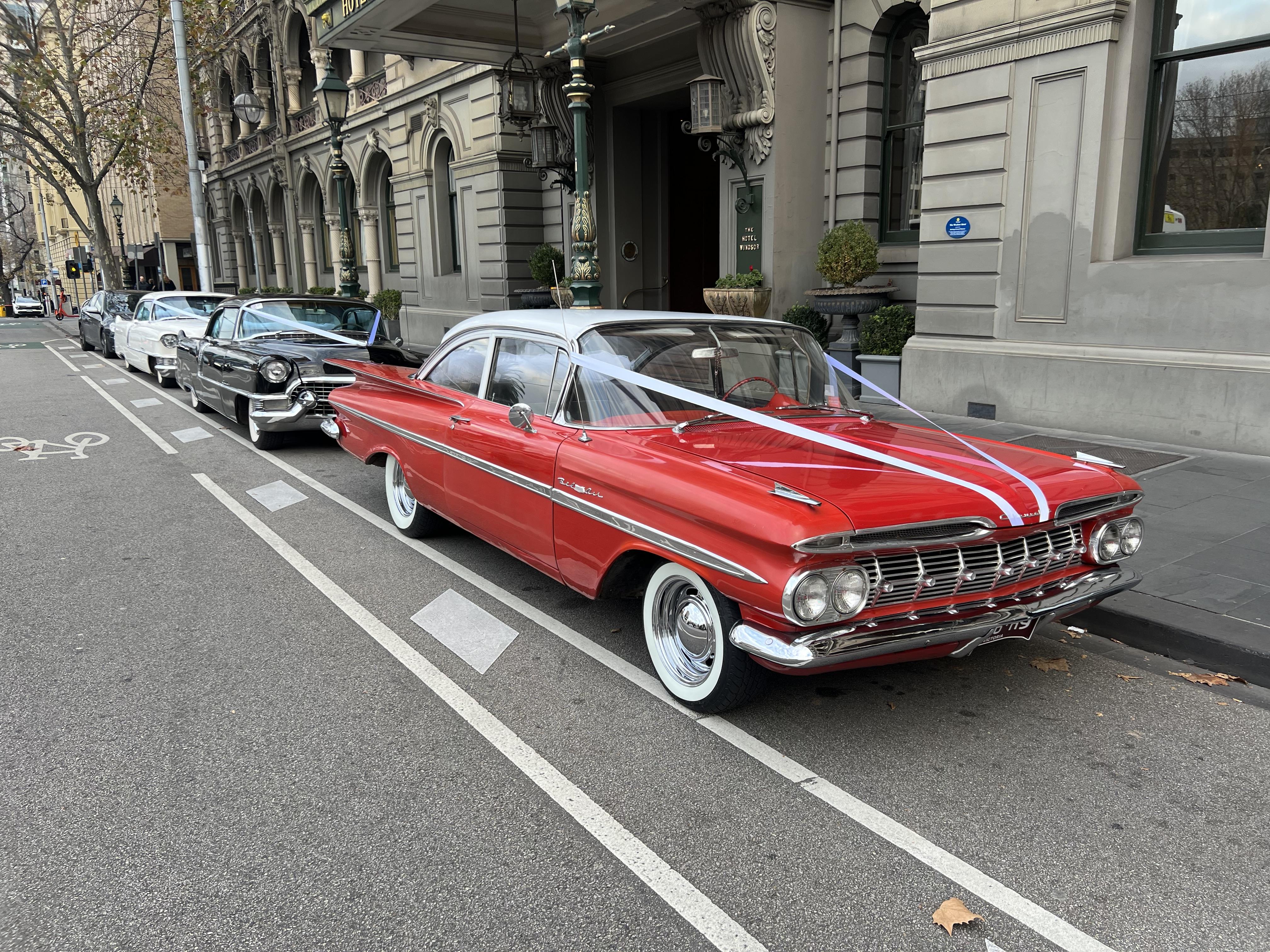 1959 CHEVROLET BEL AIR 3 SPD AUTO COUPE