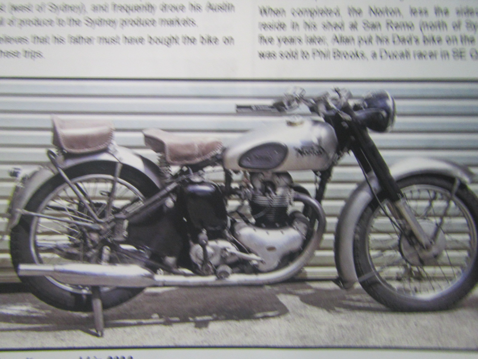 1951 NORTON MODEL 77 ROAD 