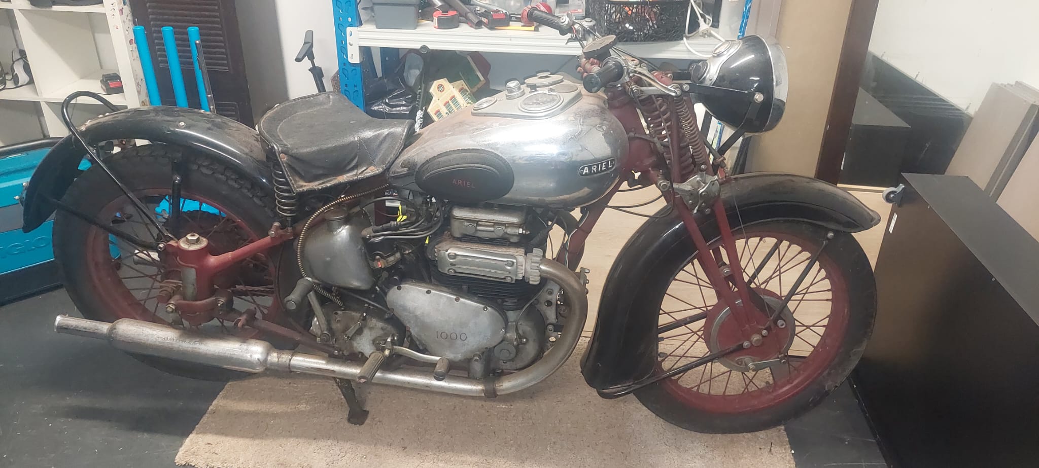 1939 ARIEL 4G SQUARE FOUR ROAD