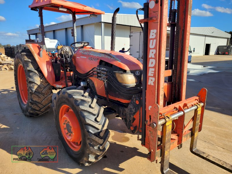 2009 Kubota M540 FWA Tractor With 1.5t Forklift Tower