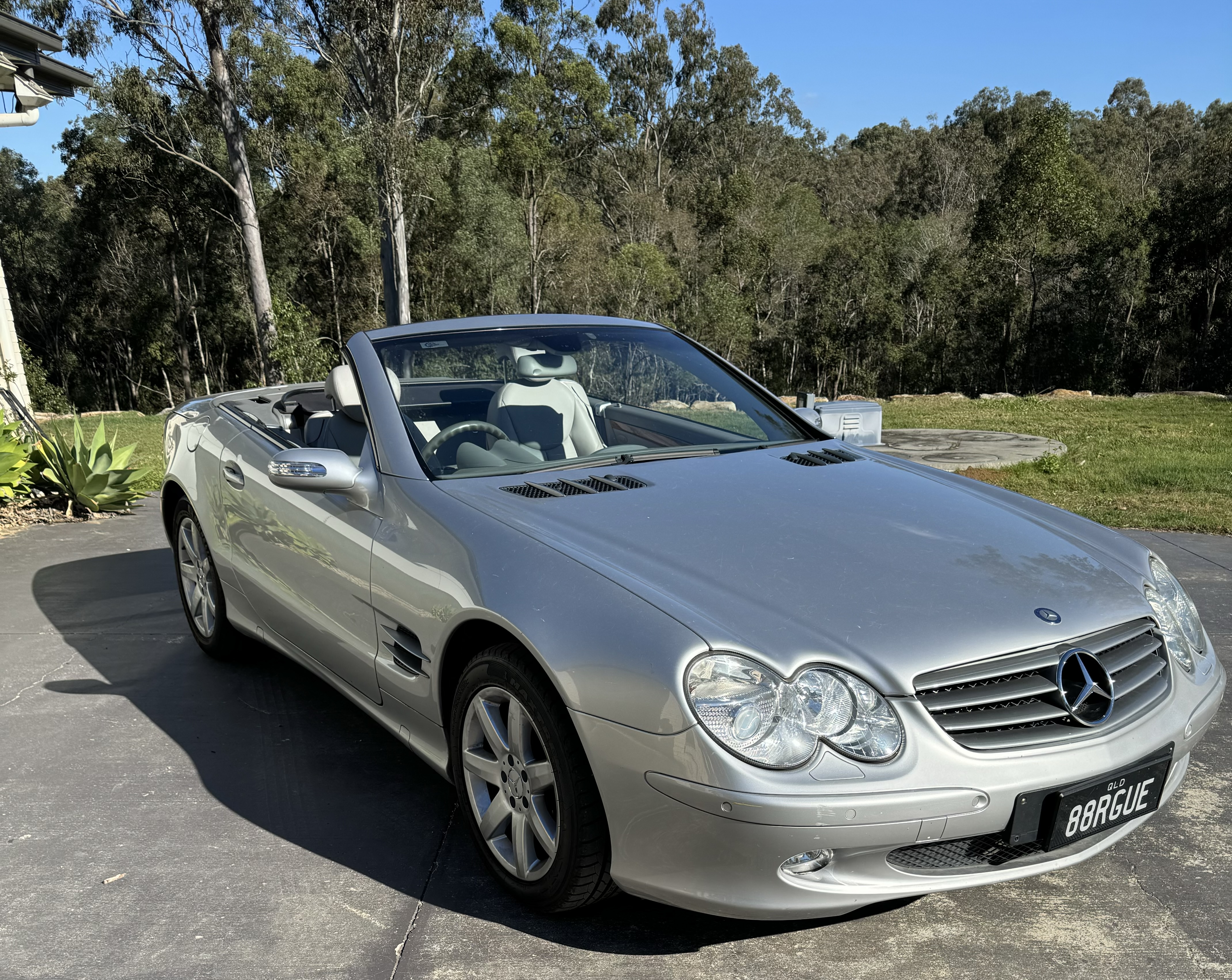 2004 MERCEDES-BENZ SL350 R230 5 SP AUTOMATIC CONVERTIBLE