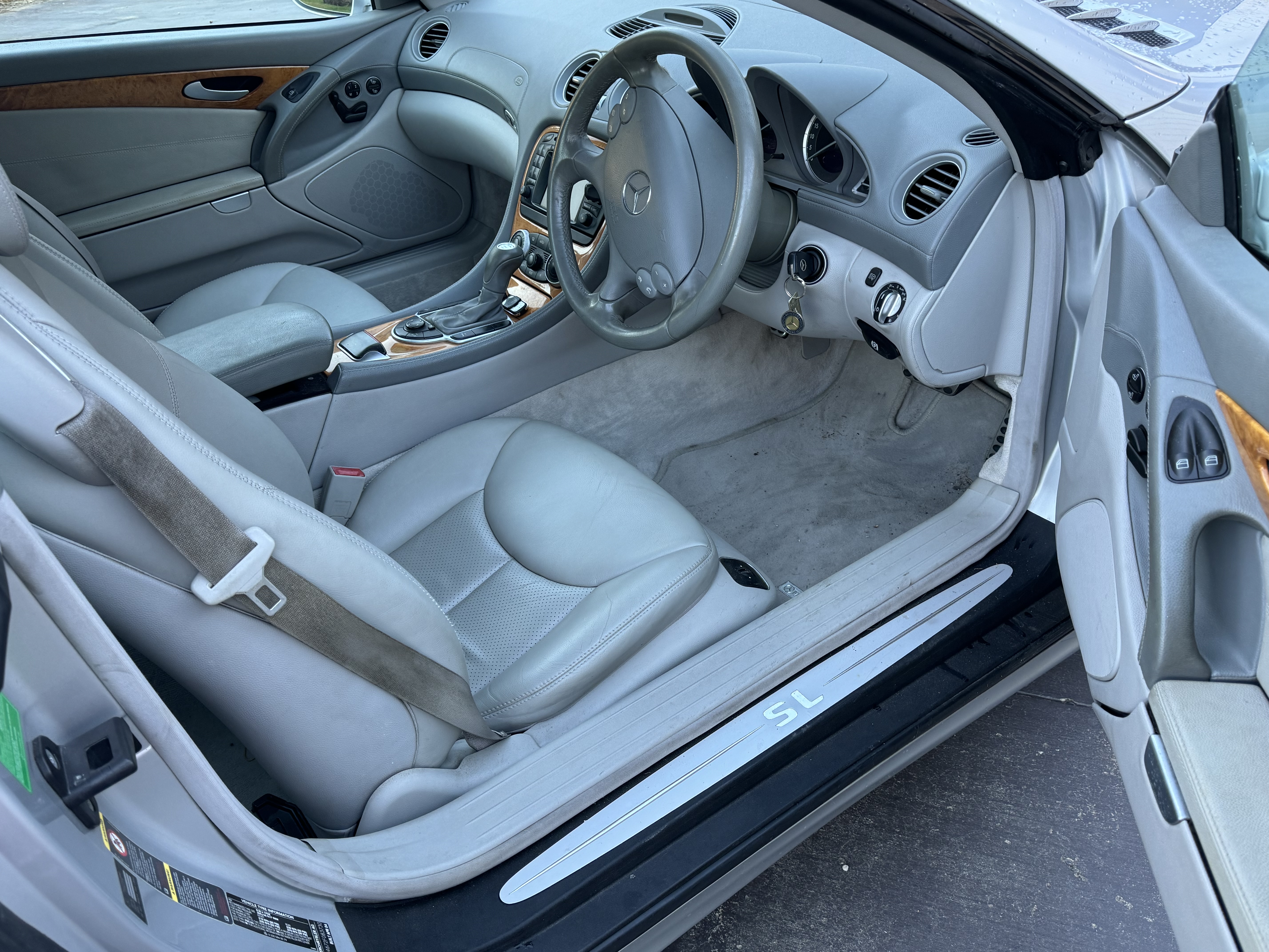 2004 MERCEDES-BENZ SL350 R230 5 SP AUTOMATIC TOUCHSHIFT 2D CONVERTIBLE