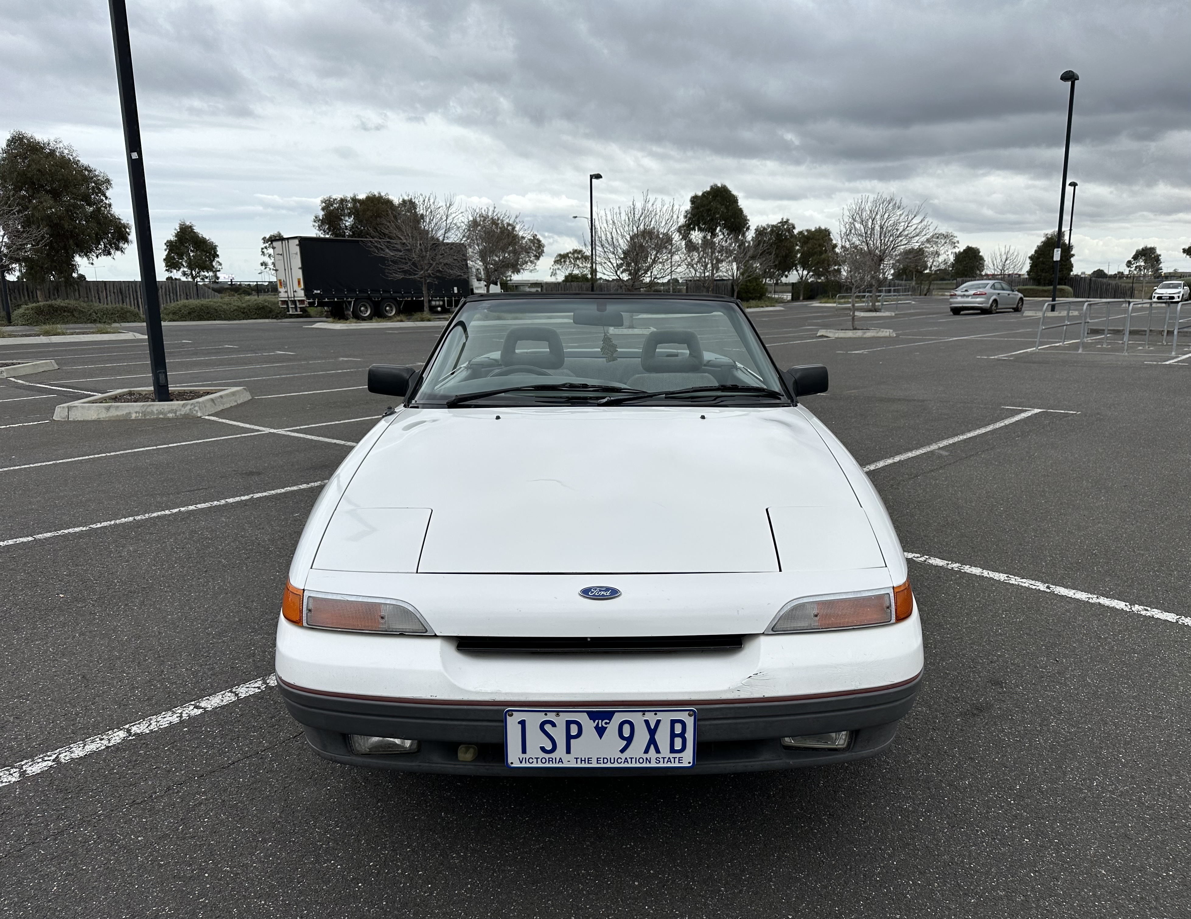 1990 FORD CAPRI SAII 5 SP MANUAL 2D CONVERTIBLE 