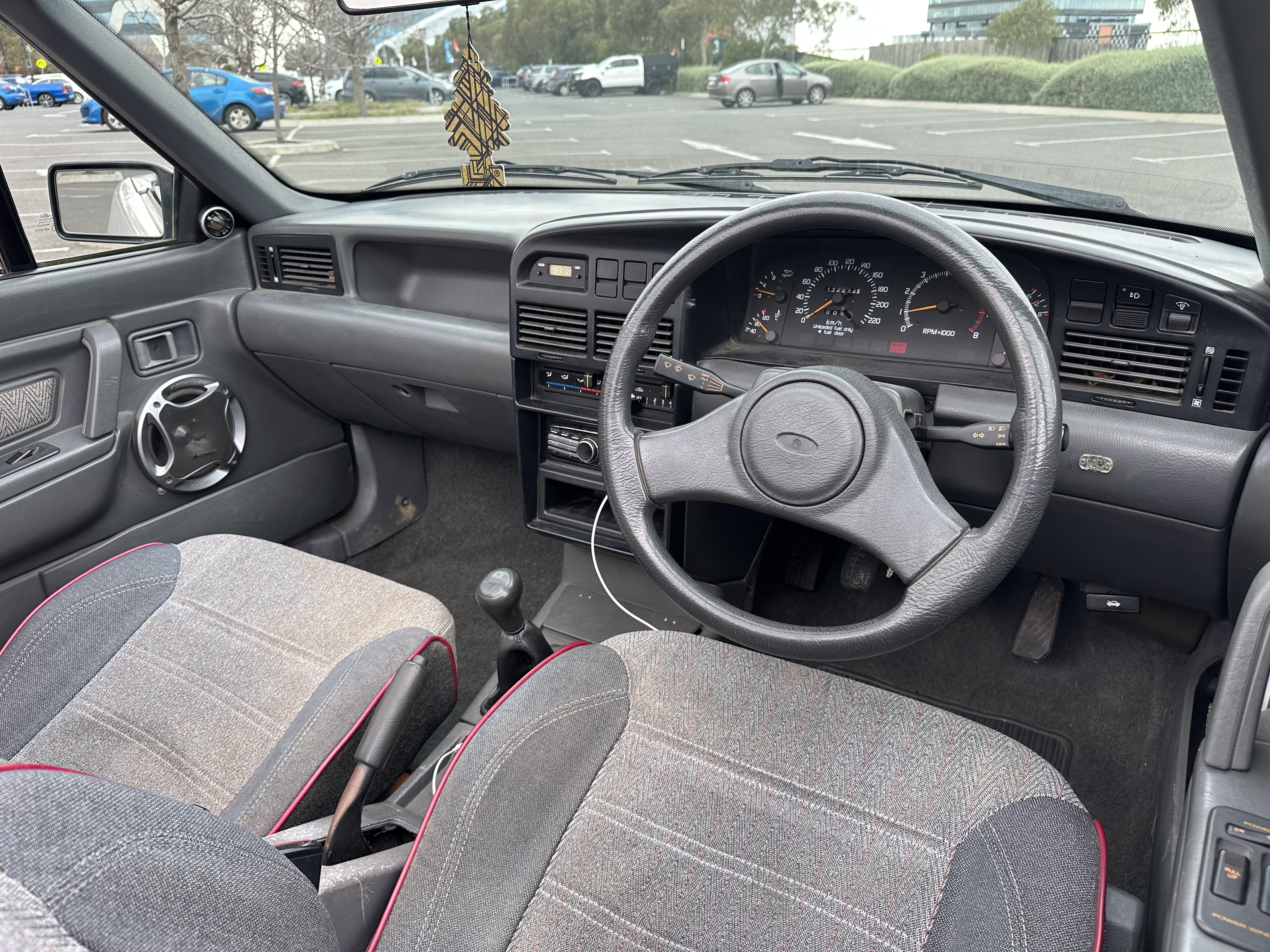1990 FORD CAPRI SAII 5 SP MANUAL 2D CONVERTIBLE 