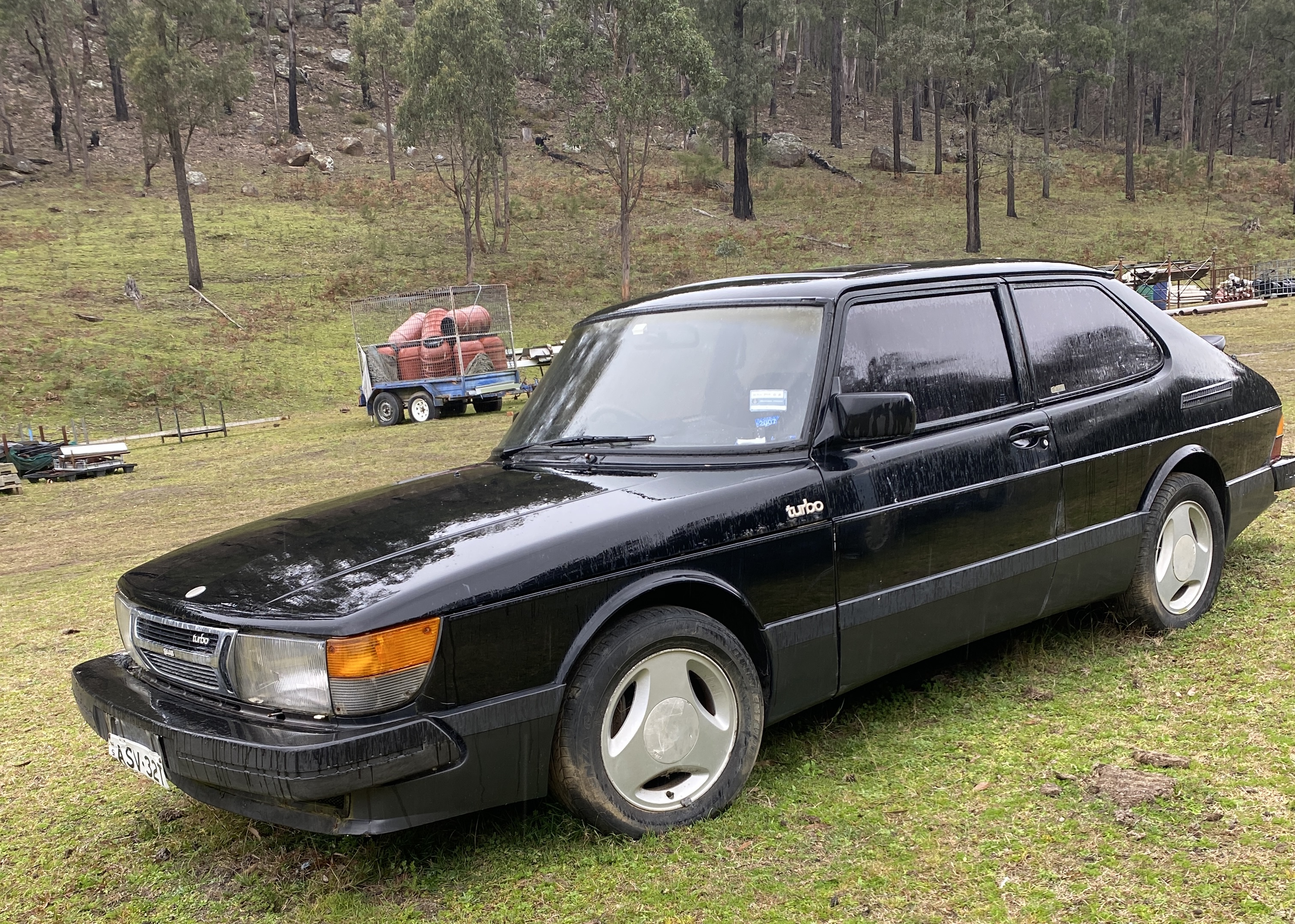 1985 SAAB 900 AERO TURBO 16S 5 SP MANUAL 3D SPORTS COUPE