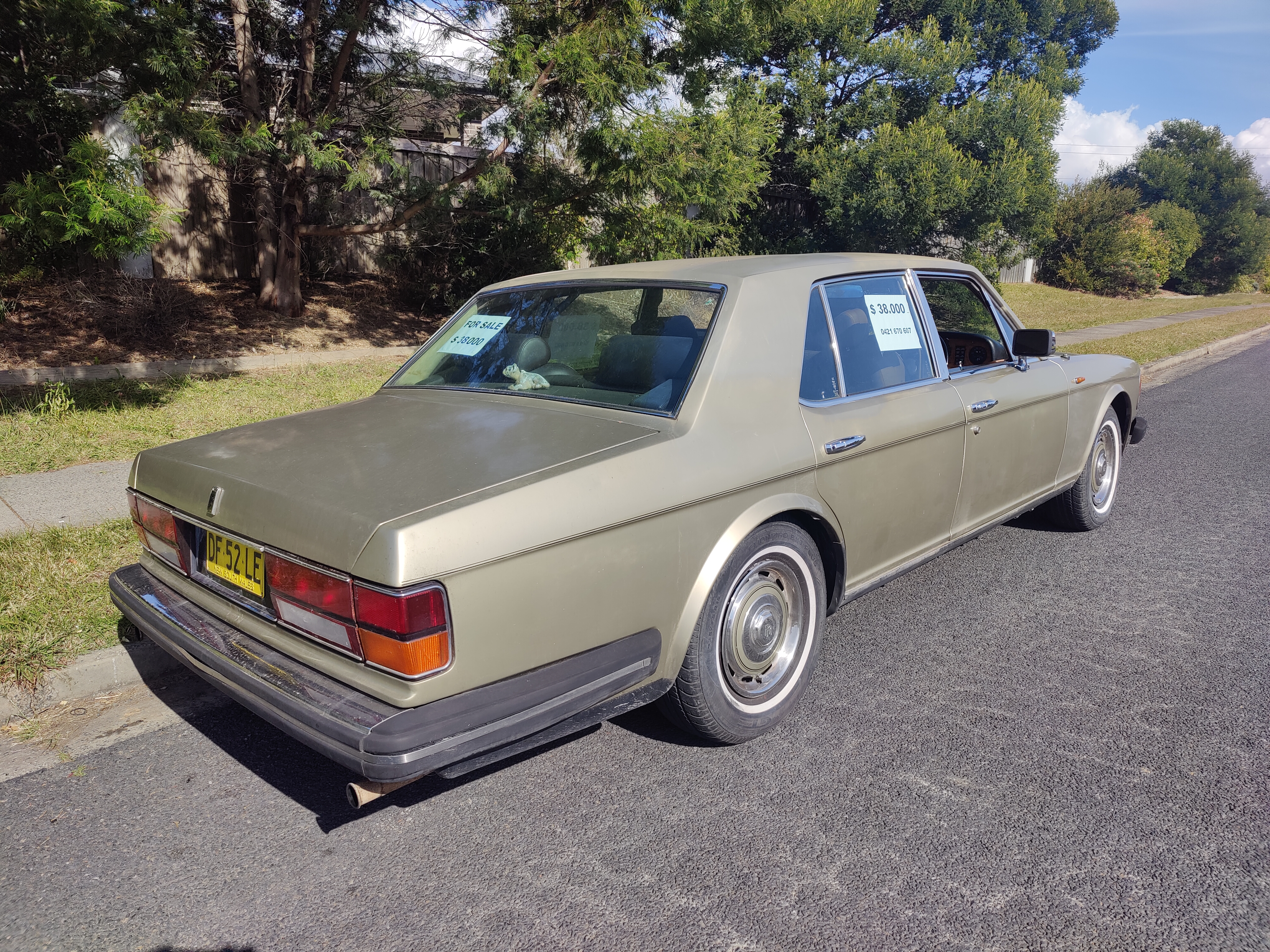 1983 ROLLS-ROYCE SILVER SPIRIT 3 SP AUTOMATIC 4D SEDAN