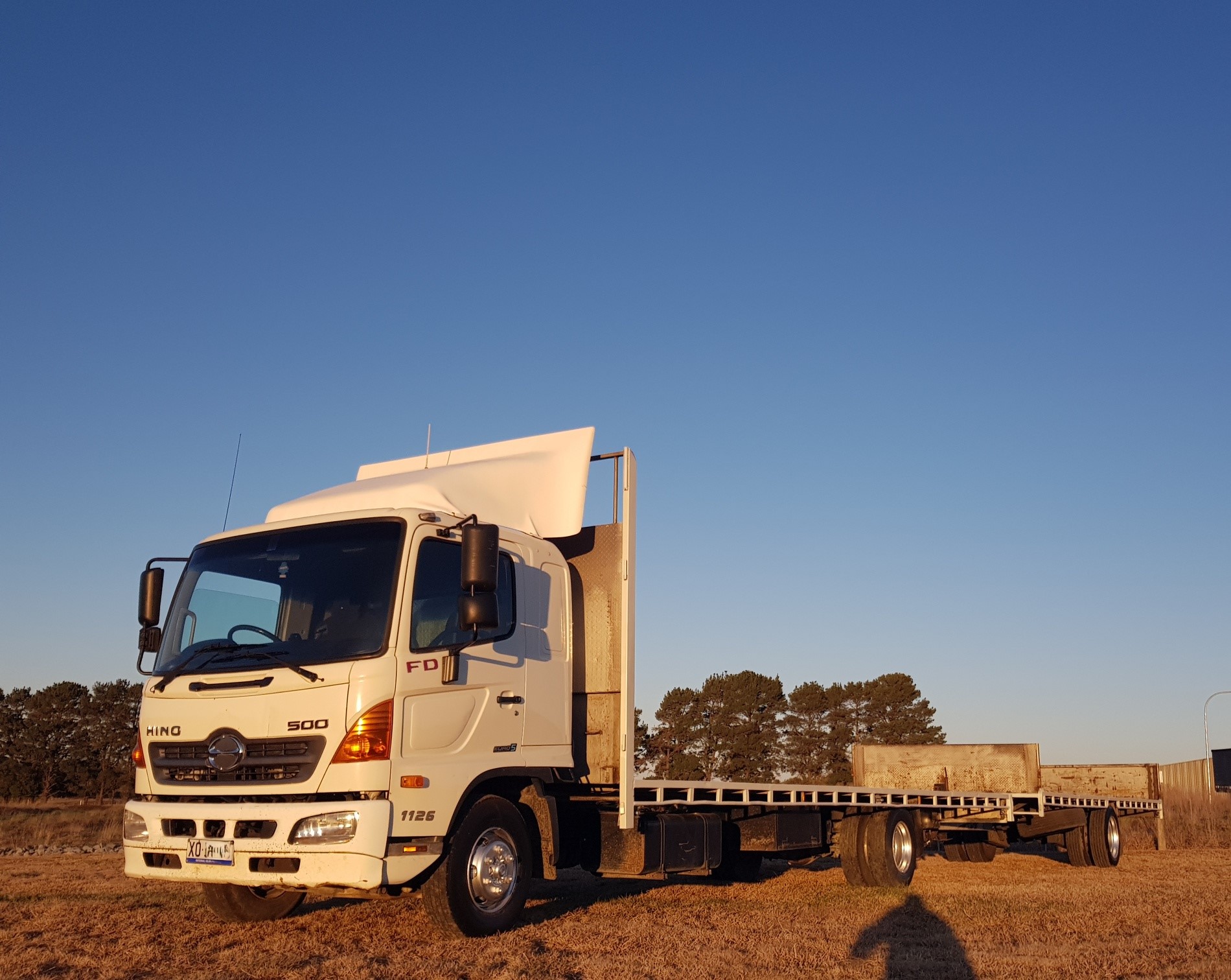 2014 HINO FD 1126 500 SERIES TRUCK & TRAILER COMBO
