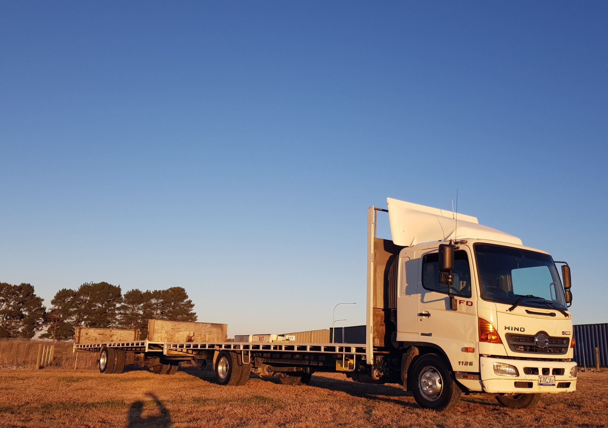 2014 HINO FD 1126 500 SERIES TRUCK & TRAILER COMBO