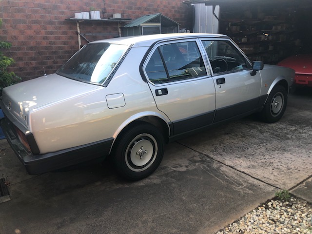 1984 ALFA ROMEO ALFETTA GCL 5 SP MANUAL 4D SEDAN