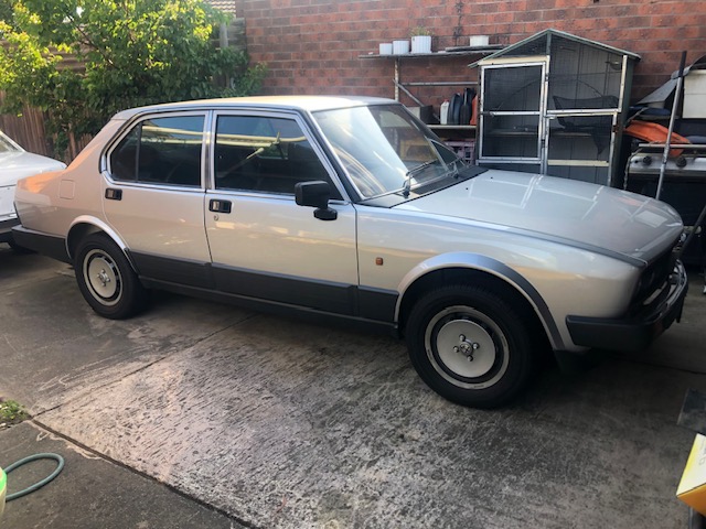 1984 ALFA ROMEO ALFETTA GCL 5 SP MANUAL 4D SEDAN