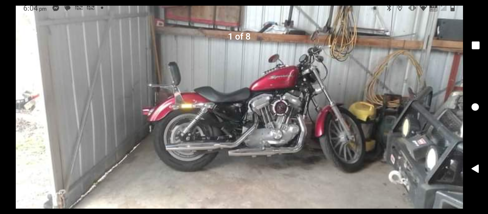2005 HARLEY-DAVIDSON XLH883 SPORTSTER CRUISER