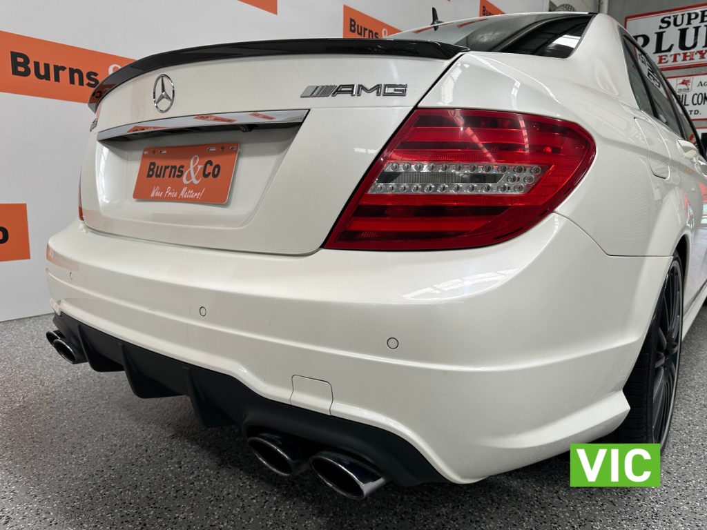 2012 MERCEDES-BENZ C63 W204 AMG 7 SP AUTOMATIC 4D SEDAN