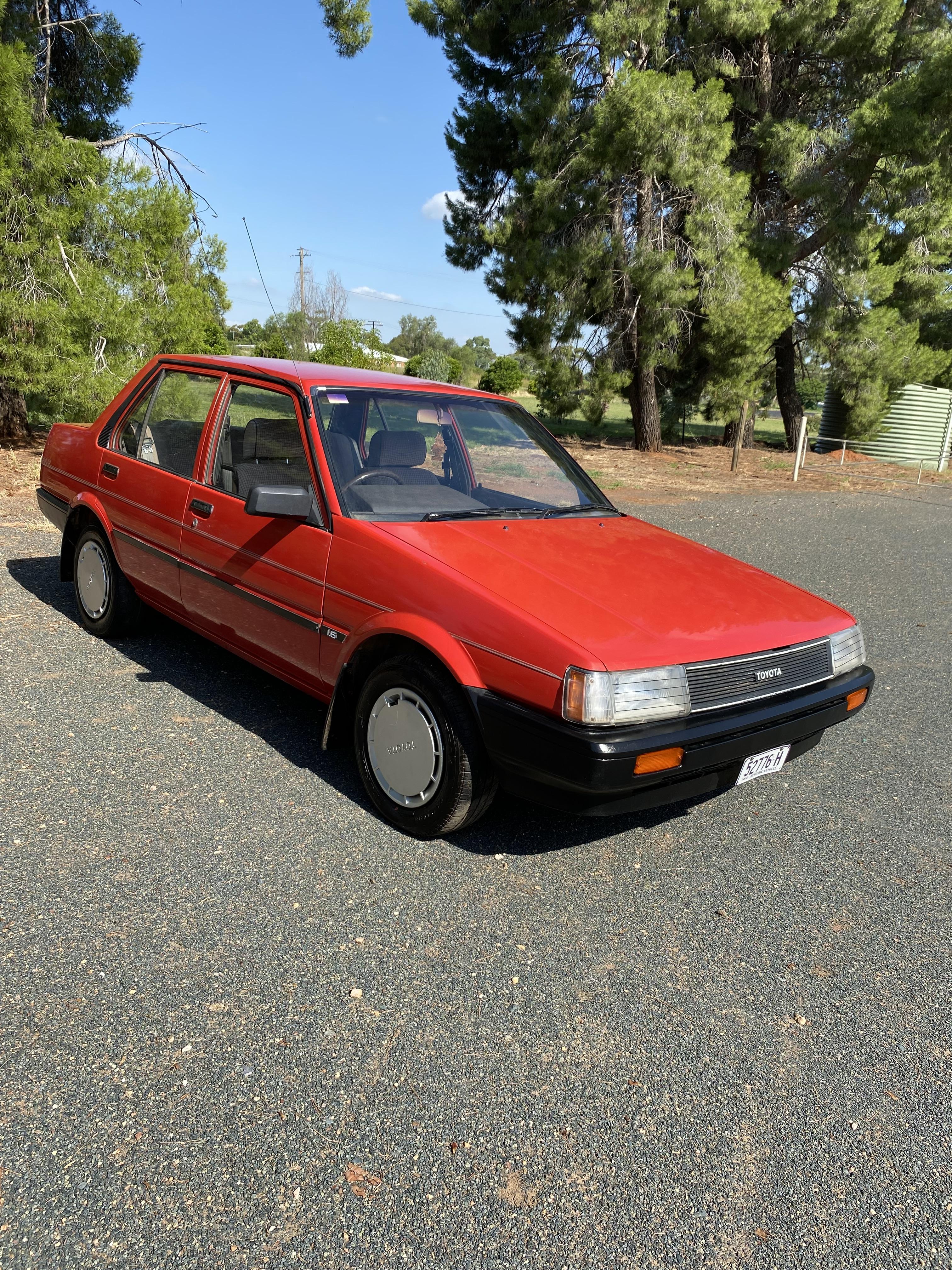 1985 TOYOTA COROLLA AE82 CS 5 SPEED MANUAL HATCHBACK