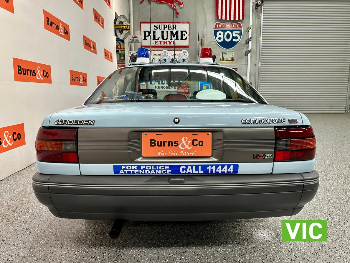 1991 HOLDEN COMMODORE VN EXECUTIVE BT1 (SA POLICE CAR) 4 SP AUTOMATIC 4D SEDAN