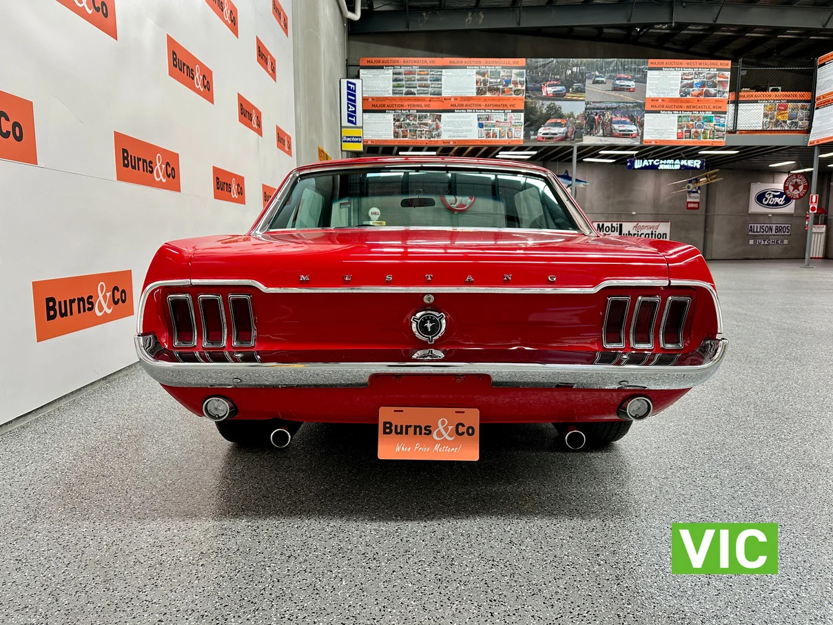 1967 FORD MUSTANG AUTOMATIC 2D HARDTOP