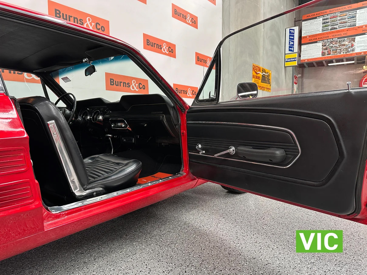 1967 FORD MUSTANG AUTOMATIC 2D HARDTOP