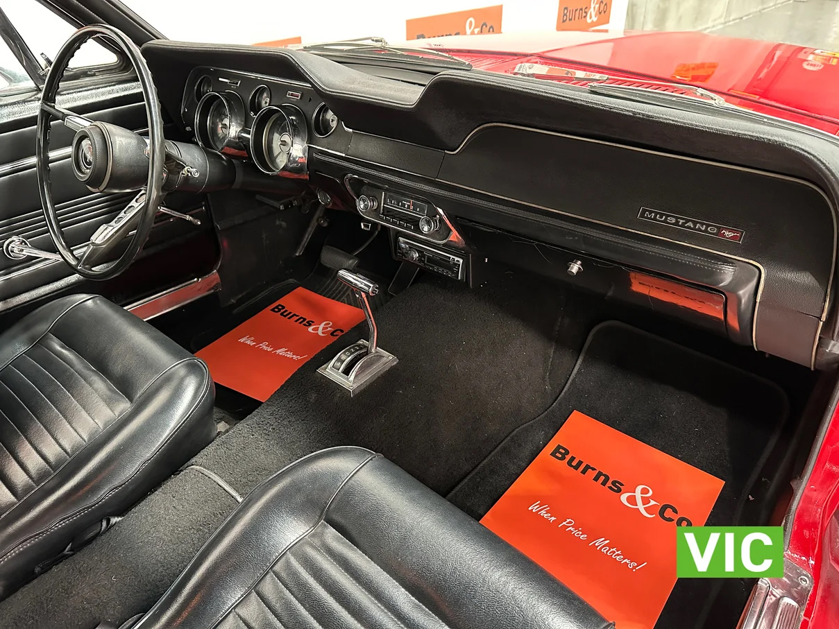 1967 FORD MUSTANG AUTOMATIC 2D HARDTOP