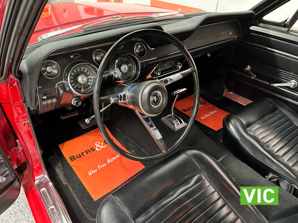 1967 FORD MUSTANG AUTOMATIC 2D HARDTOP