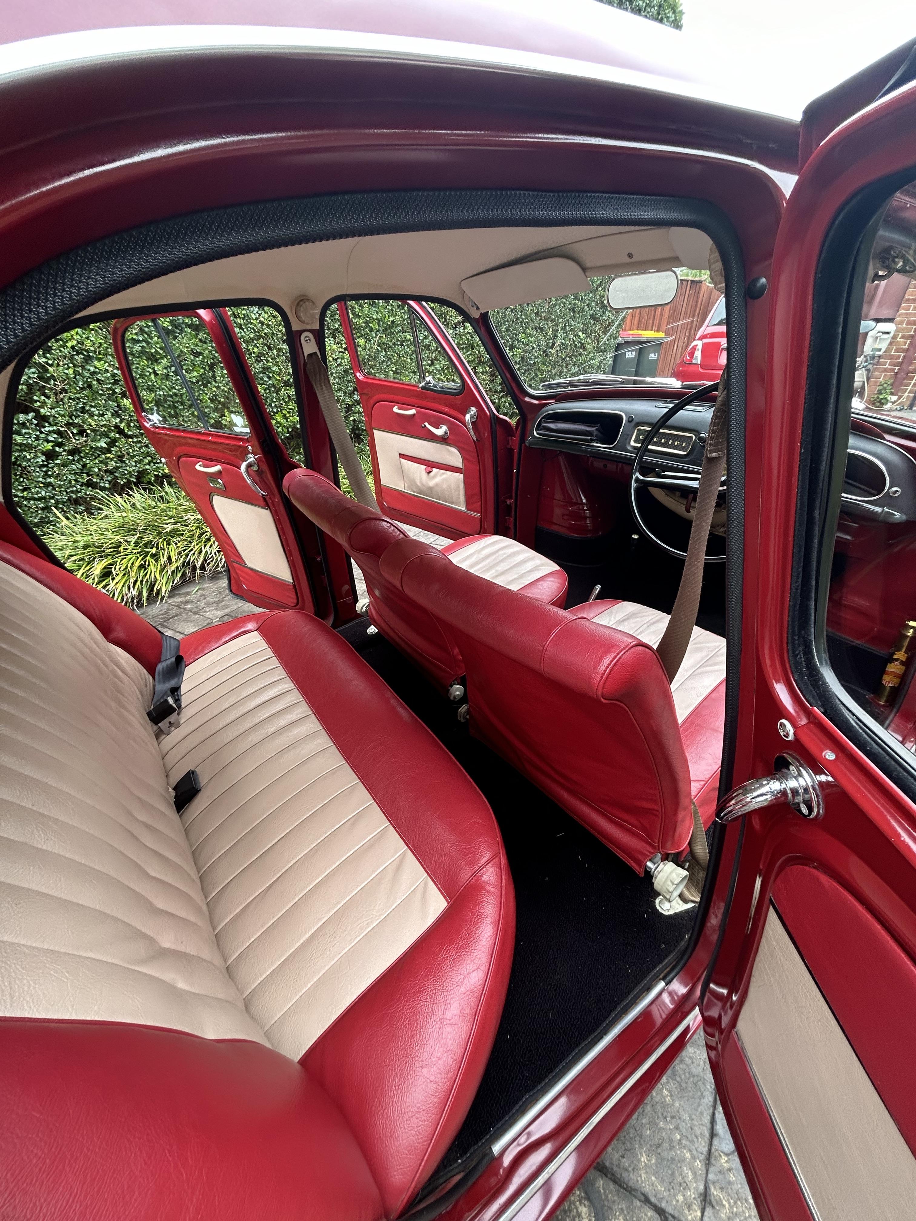 1961 RENAULT DAUPHINE GORDINI 4 SP MANUAL 4D SEDAN