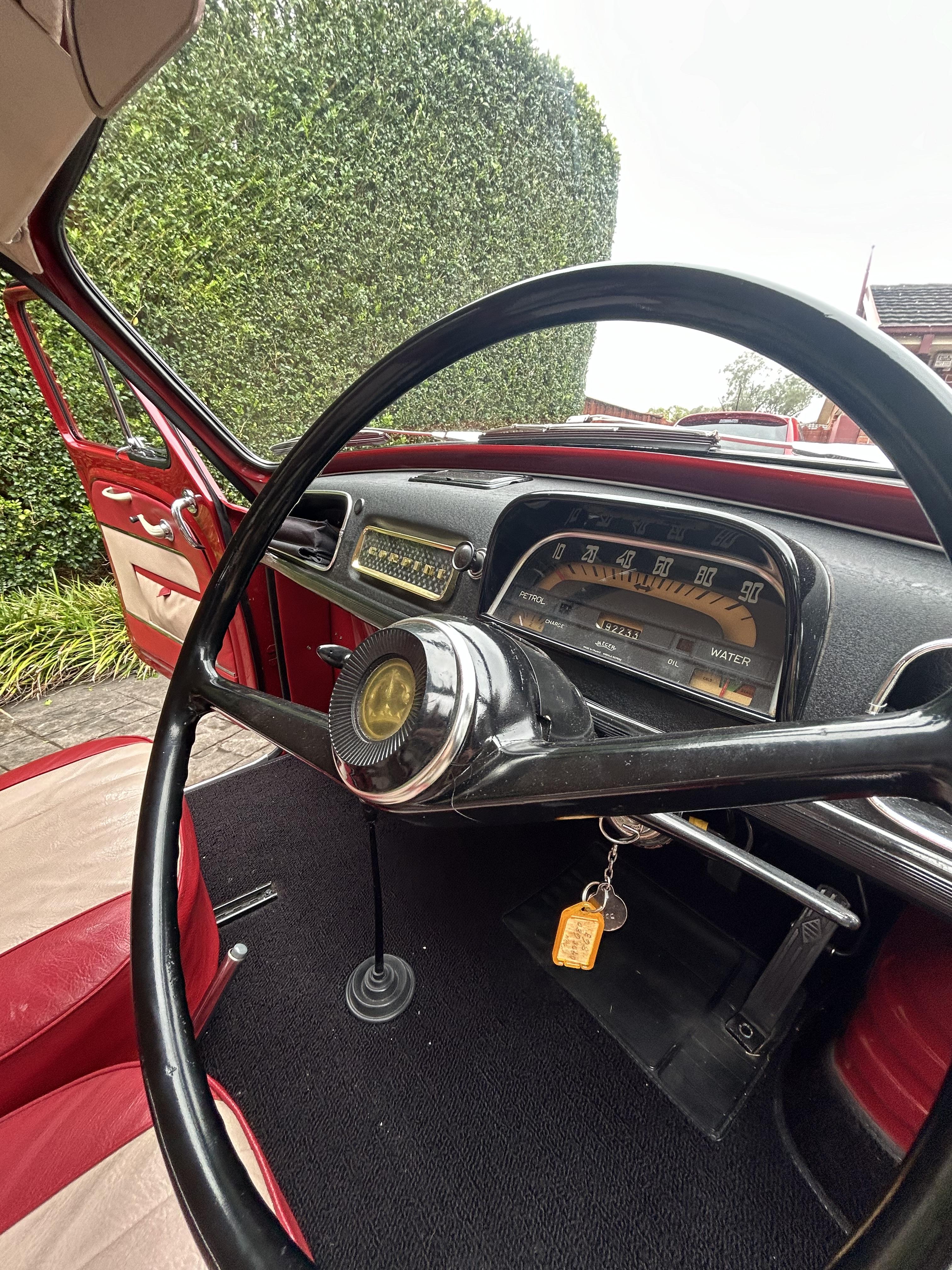 1961 RENAULT DAUPHINE GORDINI 4 SP MANUAL 4D SEDAN