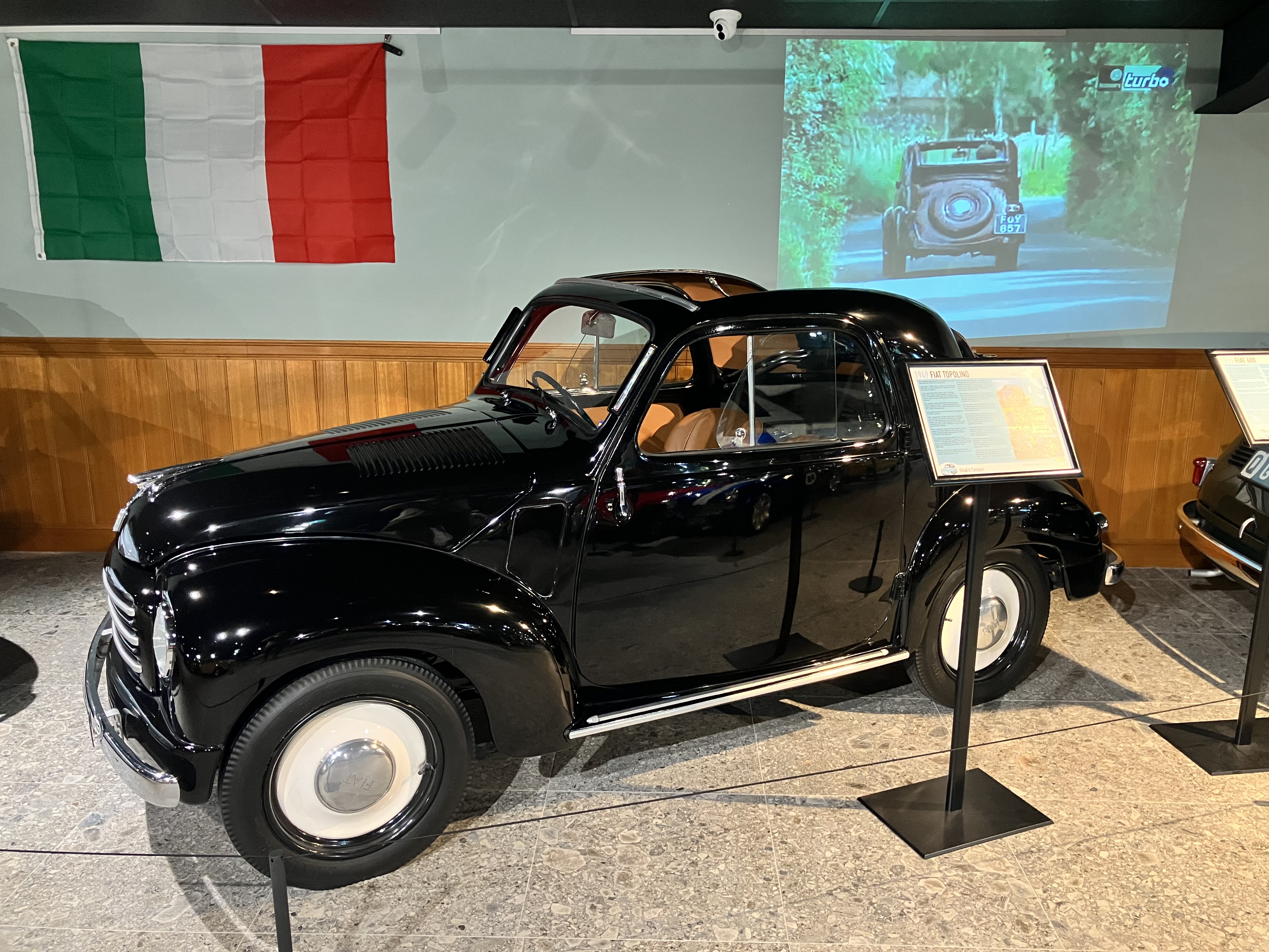 1949 FIAT 500 TOPOLINO CONVERTIBLE 