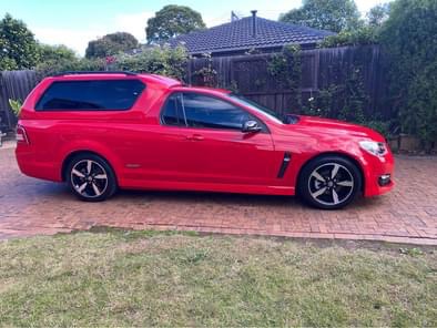 2016 HOLDEN UTE VFII MY16 SV6 BLACK EDITION 6 SP AUTOMATIC UTILITY 