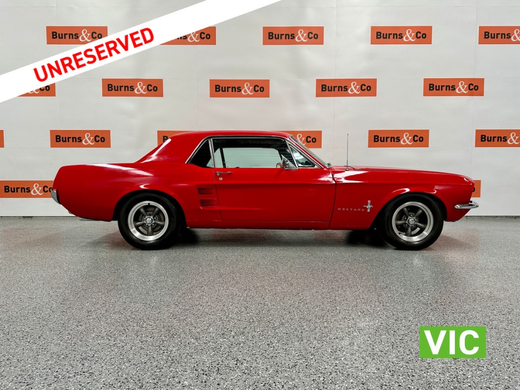 1967 FORD MUSTANG AUTOMATIC 2D HARDTOP