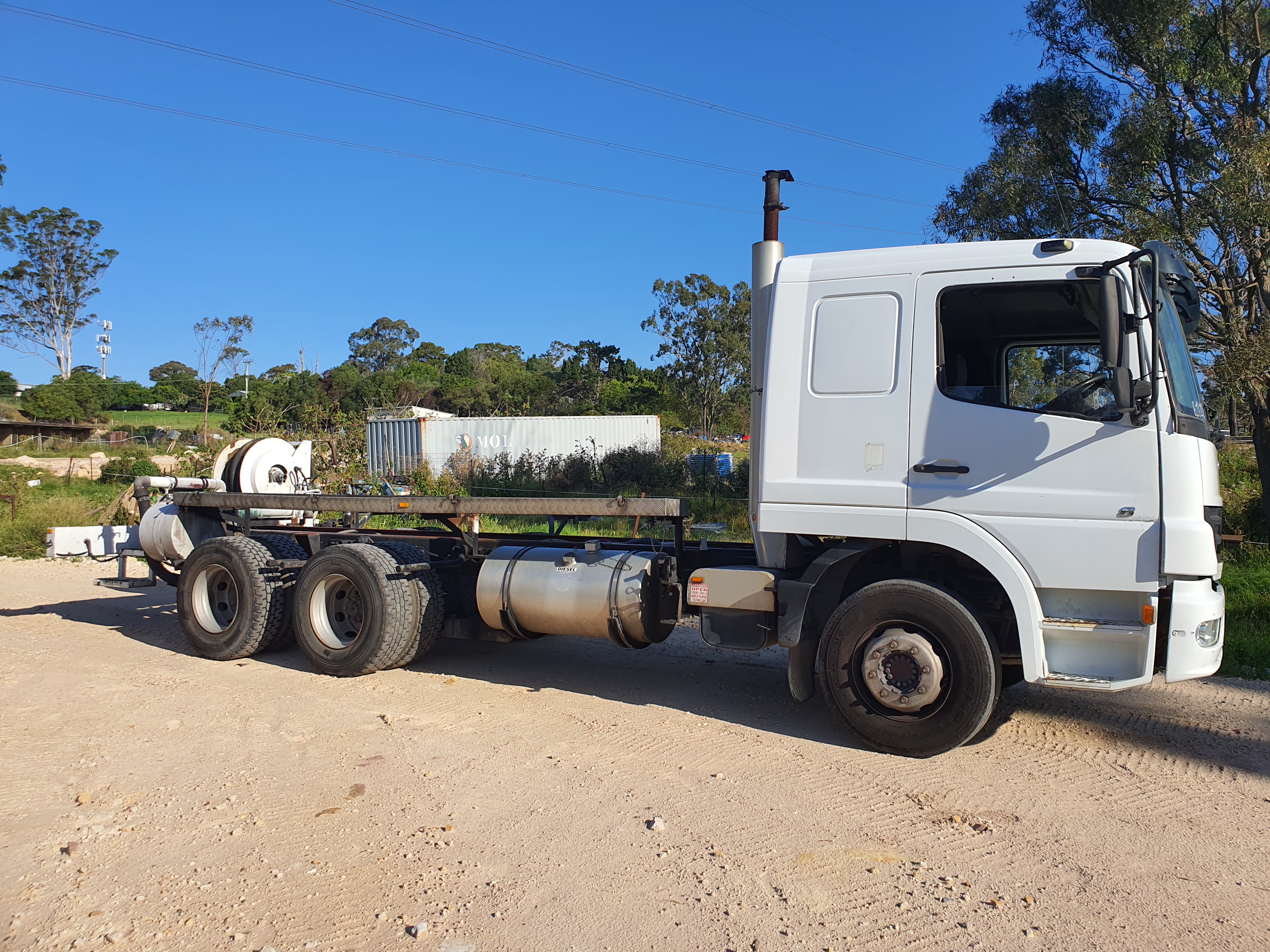 2005 MERCEDES-BENZ ATEGO 9 SP MANUAL CAB CHASSIS
