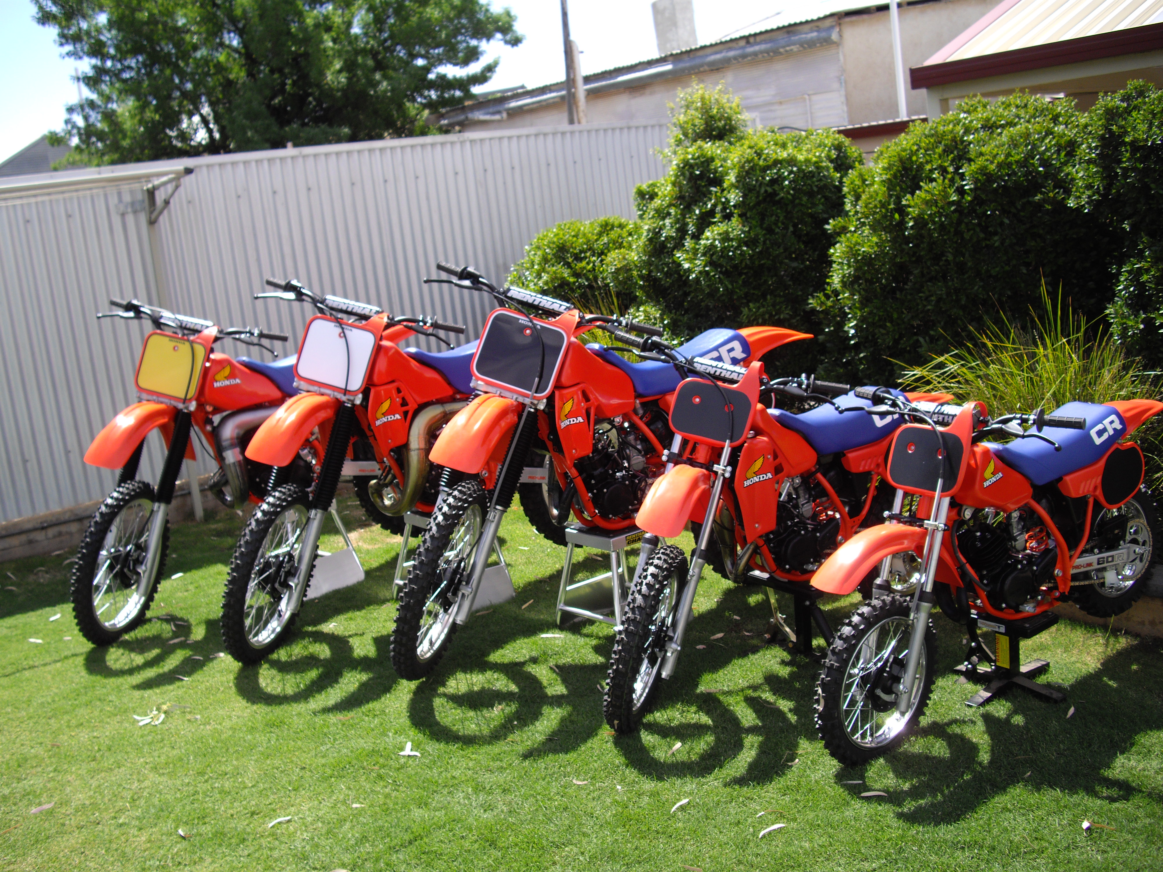 1983 HONDA CR60, CR80, CR125, CR250, CR480 MOTORCROSS