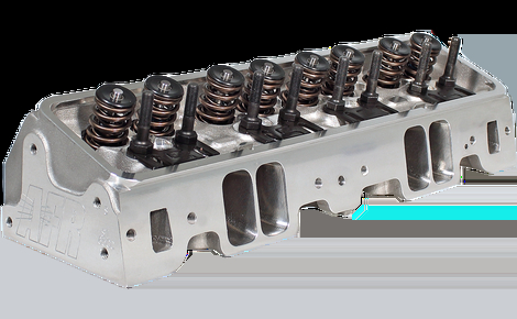 AFR Cylinder Head, 23 SBC 195cc Street Heads, straight plug w/heat riser, 75cc, Assembled, Pair