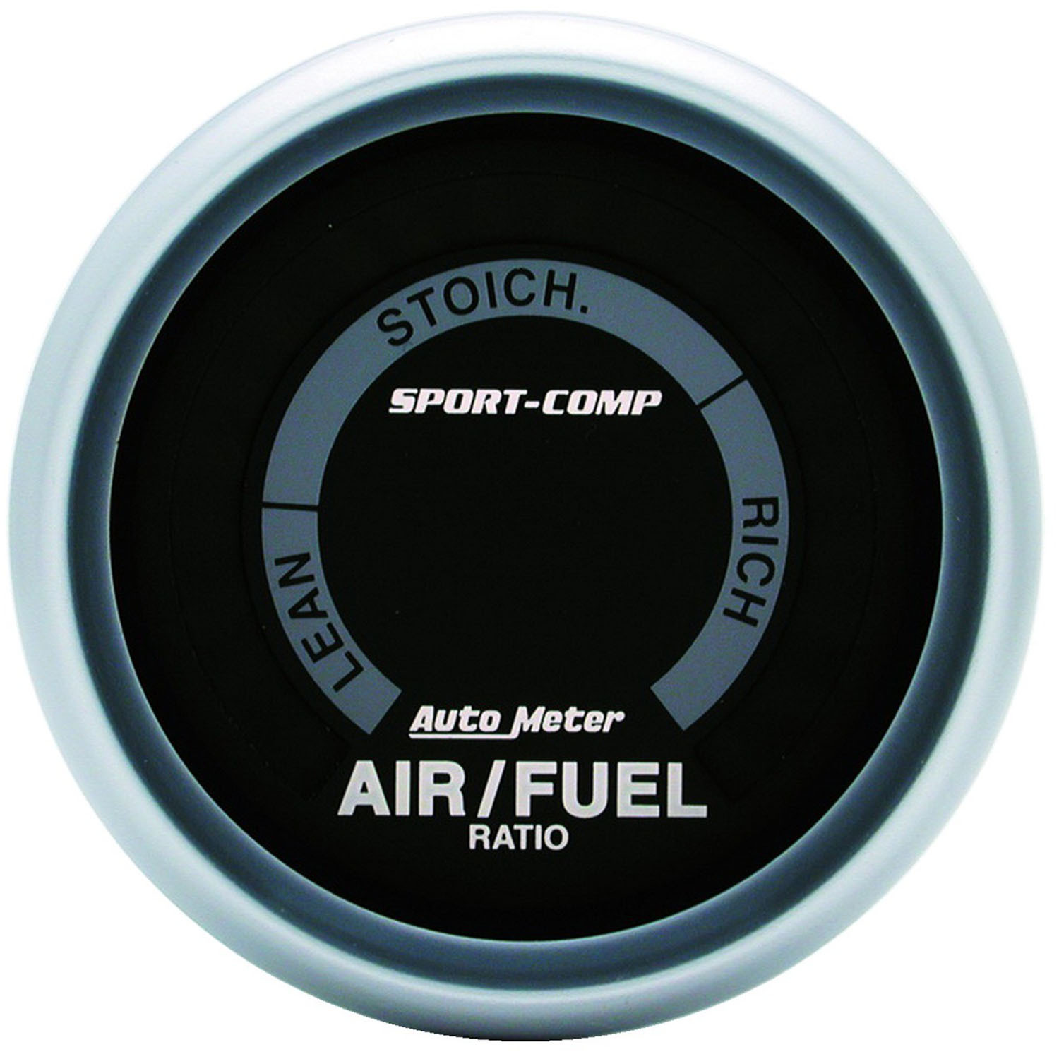 Autometer Gauge, Sport-Comp, AIR/FUEL RATIO-NARROWBAND, 2 1/16 in, LEAN-RICH, LED ARRAY,