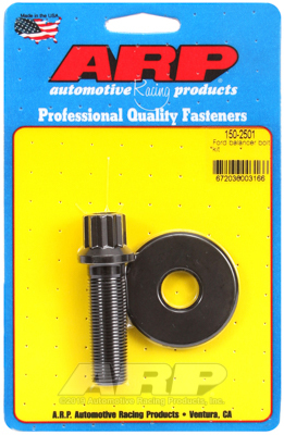 ARP Harmonic Balancer Bolt, Chromoly, Black Oxide, 12-Point, For Ford, V8, Each