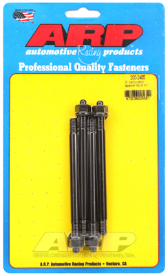 ARP Carburetor Studs, Black Oxide, 5/16-18/24 in. x 4.700 in. Long, Set of 4
