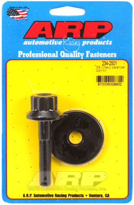 ARP Harmonic Balancer Bolt, Chromoly, Black Oxide, 12-Point, For Chevrolet, Small Block, Each