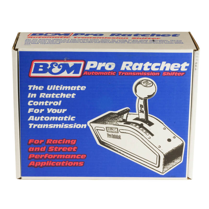B&M Automatic Shifter, Pro Ratchet, Aluminum Cover, Chevy, Mopar, Ford, Lincoln, Mercury, Each