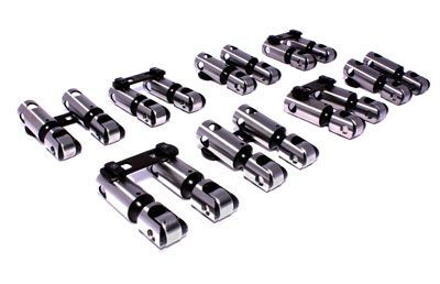 COMP Cams Lifter, Endure-X, Solid Mechanical Roller, Vertical Link Bar, .875 in. Dia, 289-351W, Set of 16