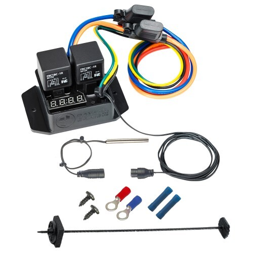 Davies Craig Digital Thermatic Fan Switch, 12V and 24V, 95x65x56 mm, Kit