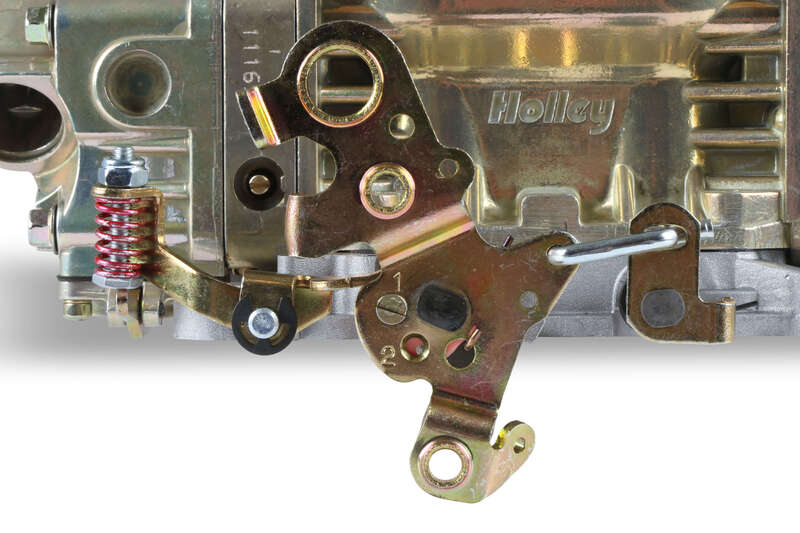 Holley Carburettor, Performance and Race, 750 CFM, 4150 Model, 4 Barrel, Manual, Gasoline, Gold Dichromate, Aluminum, Each