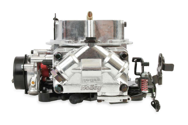 Holley Carburettor, Performance and Race, 750 CFM, 4150 Model, 4 Barrel, Electric, Gasoline, Shiny, Aluminum, Each