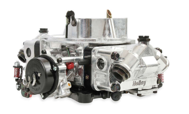 Holley Carburettor, Performance and Race, 750 CFM, 4150 Model, 4 Barrel, Electric, Gasoline, Shiny, Aluminum, Each